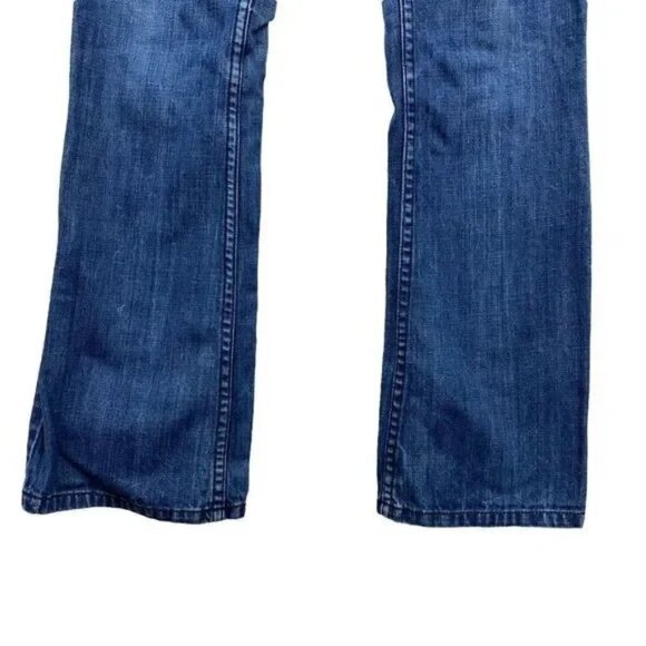 KINYOBI+FRIDAY SPLASH BOOT-CUT EMBROIDERED BACK POCKET DISTRESSED JEANS 26-EUC - Picture 6 of 9